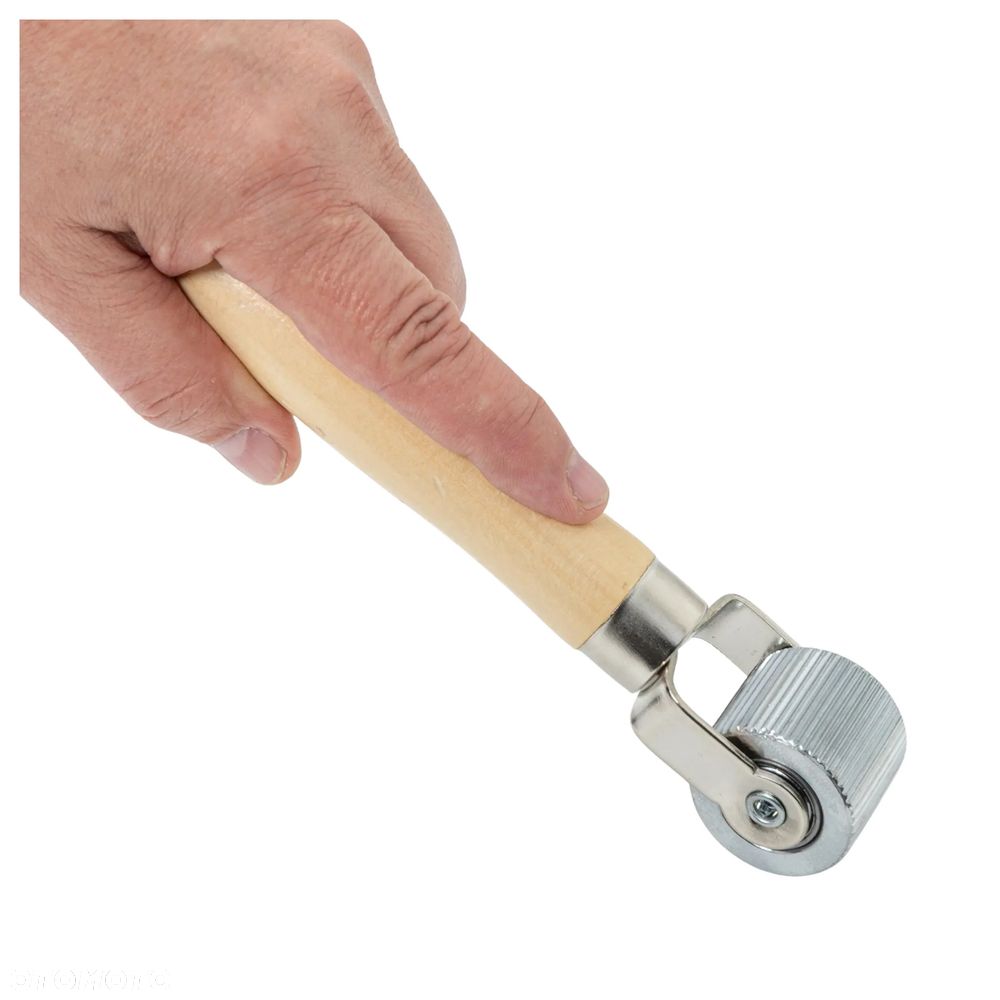 Wałek rolka dociskowa metalowa fazowana 3cm łożysko do mat - 3