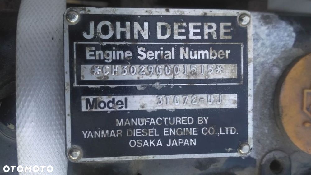 Silnik John Deere 3TG72-UJ Kubota Yanmar - 11
