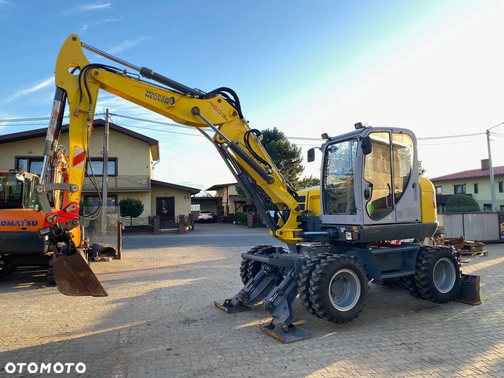Wacker Neuson 9503 -2, PODPORY + PŁUG, 4000 MTH, 2 ŁYŻKI, DŁUŻSZY ZASIĘG, Z NIEMIEC, - 2