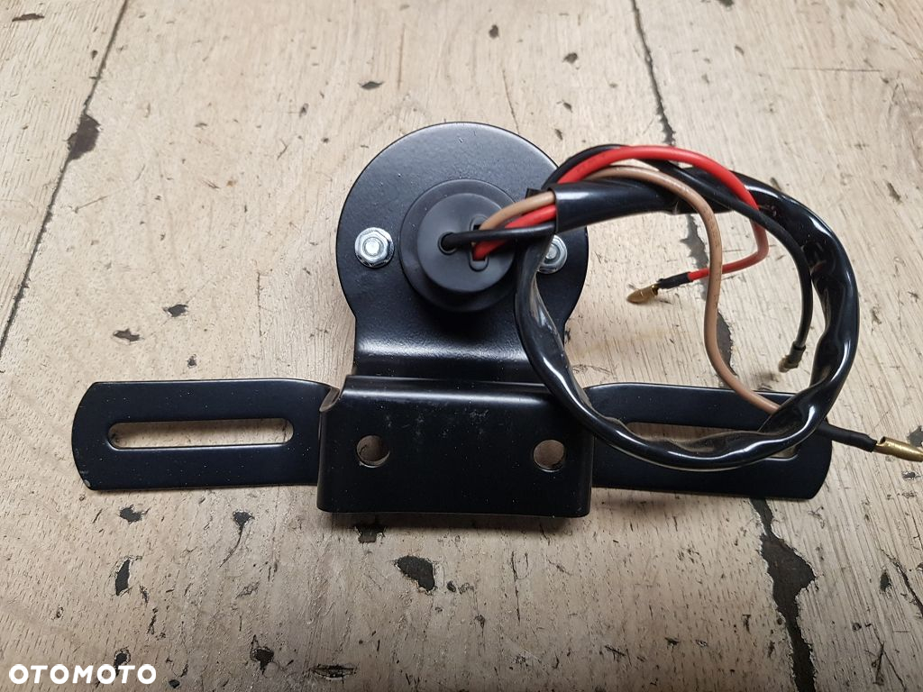 Lampa tył uchwyt tablicy Harley Cafe Racer Bobber Chopper Drag - 8