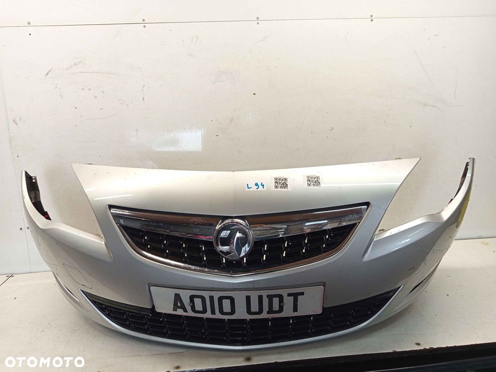+ ZDERZAK PRZÓD PRZEDNI OPEL ASTRA J 4 IV Z176 Z157 SREBRNY HALOGENY