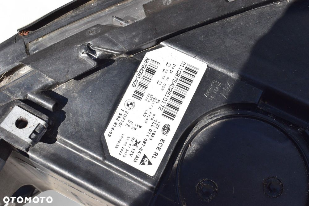 Lampa Prawy Przód BIXENON BMW F10 F11 KOMPLETNA UK 7343914 - 6