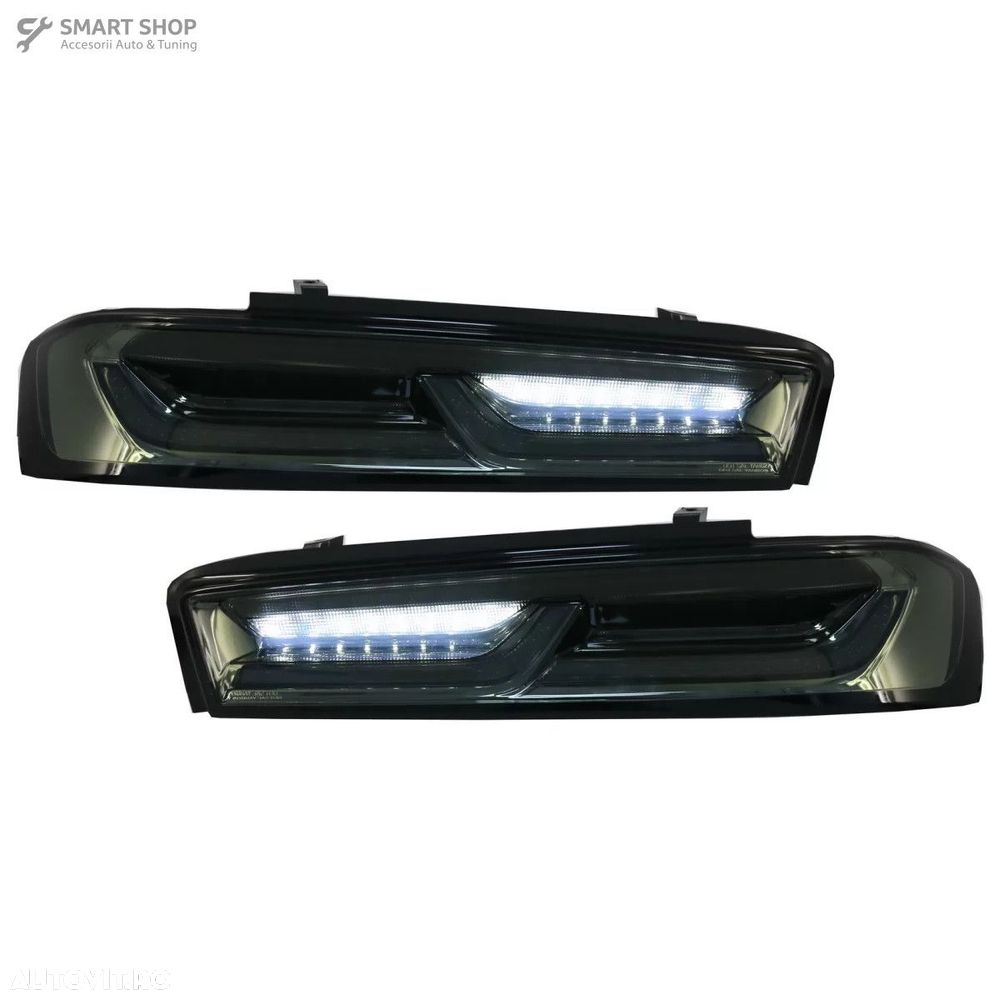 Stopuri FULL LED Chevrolet Camaro MK6 (05.2015-2018) Semnal Dinamic Se - 6