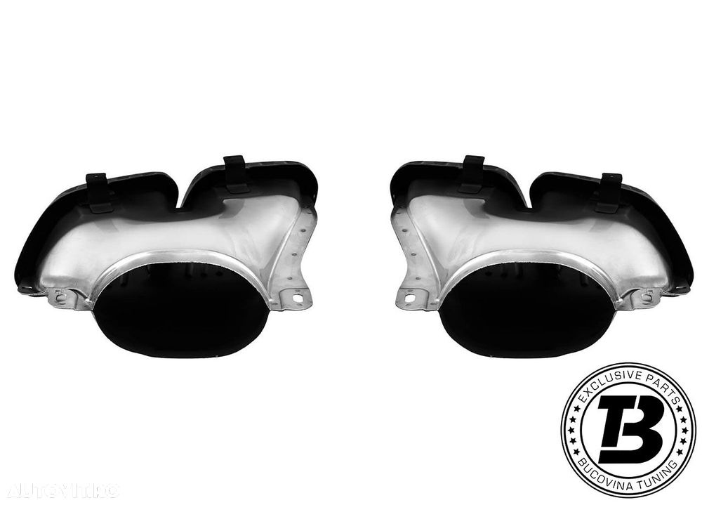 Difuzor Bara Spate cu Ornamente compatibil cu Mercedes GLS X167 GLS 63 Design - 15