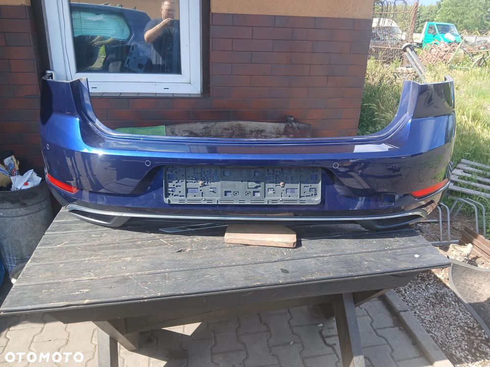 VW GOLF 7LIFT HB.ZDERZAK TYŁ KOMPLETNY PDC 5G6807421BK - 1
