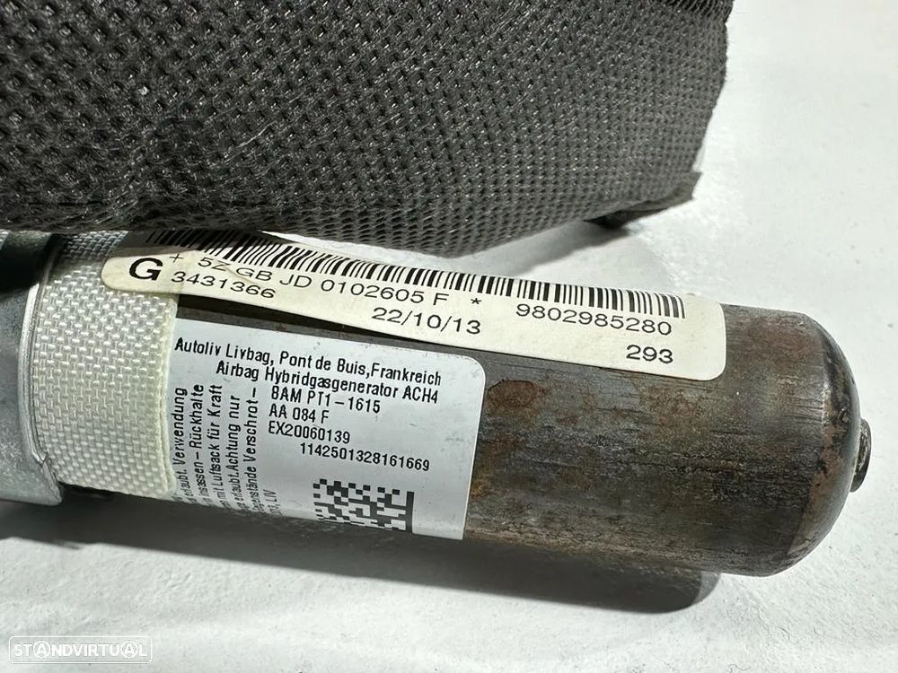 Airbag Cortina Direito / Esquerdo - Peugeot 508 SW / RXH - 3