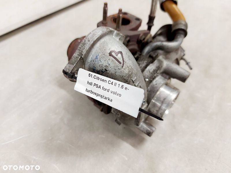 citroen c4 ii 1.6 e-hdi psa turbosprężarka turbina - 3