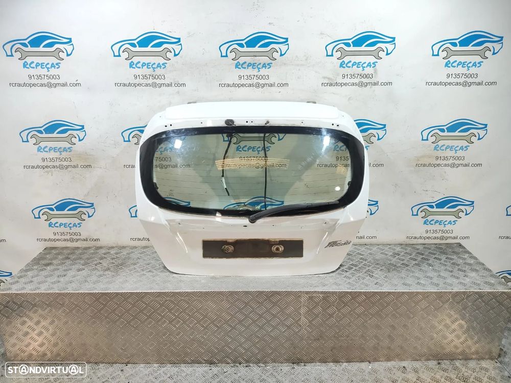 Porta / Tampa da Mala Ford Fiesta VI 6 MK6 em Branco / Branca - 2