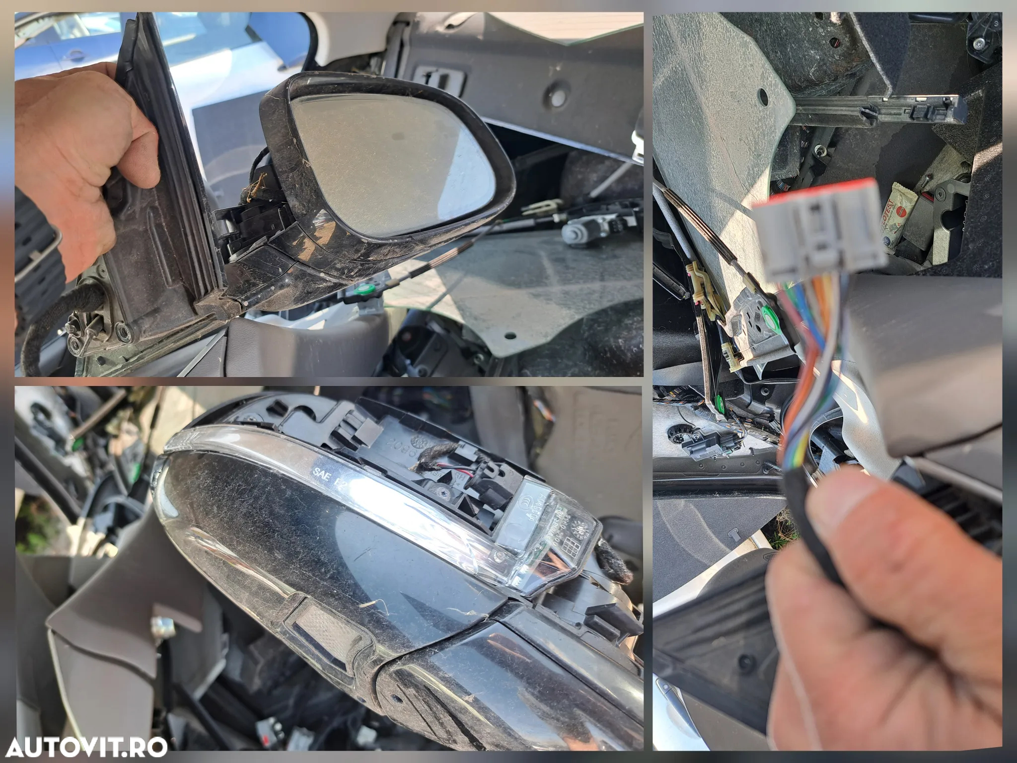 Stop stanga dreapta haion Luneta Ceasuri bord diesel Oglinda dreapta cu electrocrom Ansamblu stergatoare Capsa airbag balama capota Cui tractare Jaguar XE XF 2016-2024 - 5