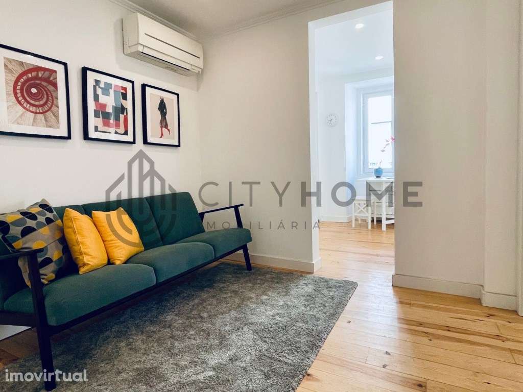 Apartamento T1 totalmente renovado junto à Avenida da Liberdade - Grande imagem: 3/20
