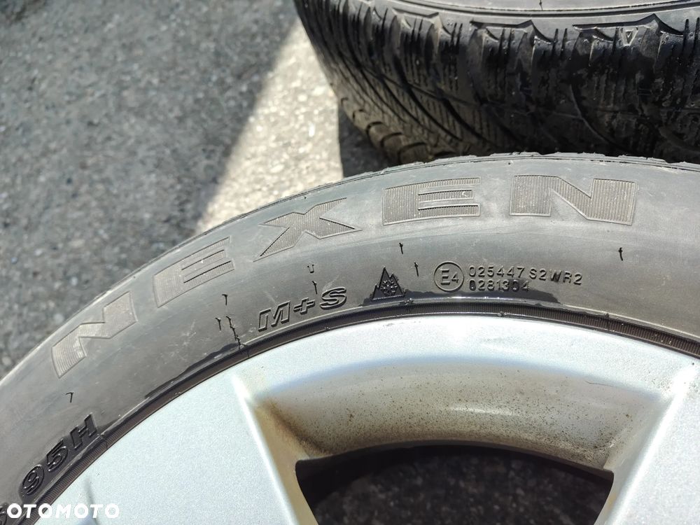 BMW E60 E61 Org Felgi ALUMINIOWE Alusy KOŁA 5X120 7J ET20 4x Nexen 16 Opony Zimowe - 11