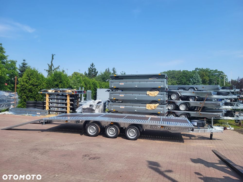 Niewiadów Przyczepa Niewiadów Jupiter NM 6x2,1m mocna rama spawana wypełnienie sklejka koła R13C - 8