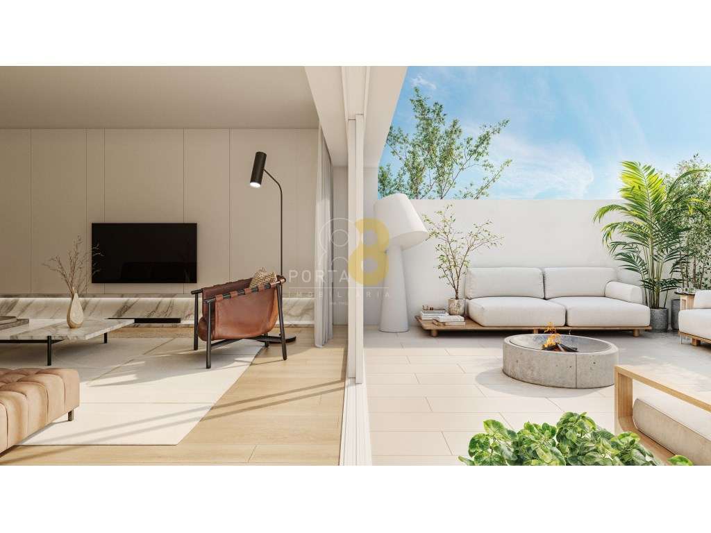Apartamento T4 com terraço, 3 lugares de estacionamento e arrumos, ... - Grande imagem: 2/20