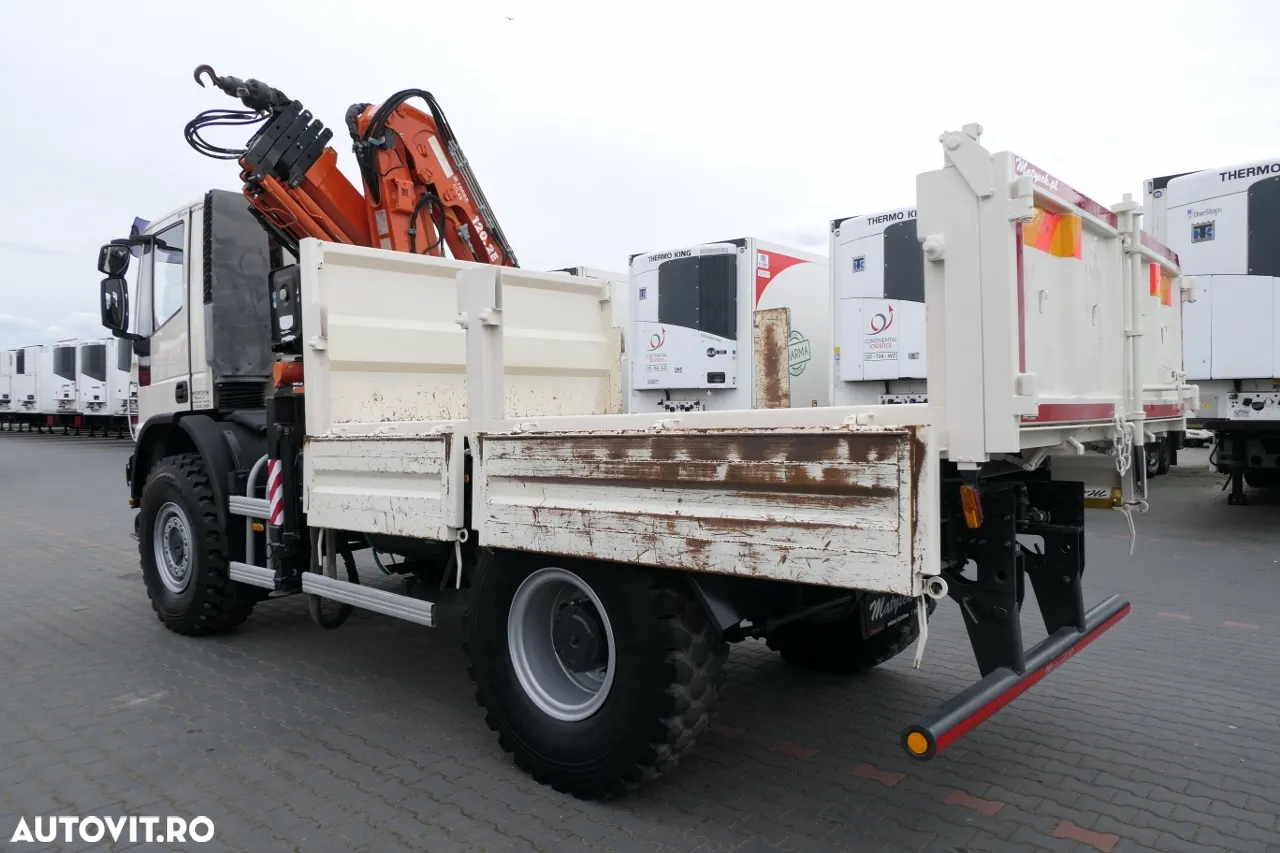 Iveco EUROCARGO 150E25 / 4X4 / BASCULANTE + HDS TEREX 120.2 E / PENTRU INDUSTRIA ELECTRICĂ / RADIO CONTROL / 67.000 KM KILOMETRAJ - 11