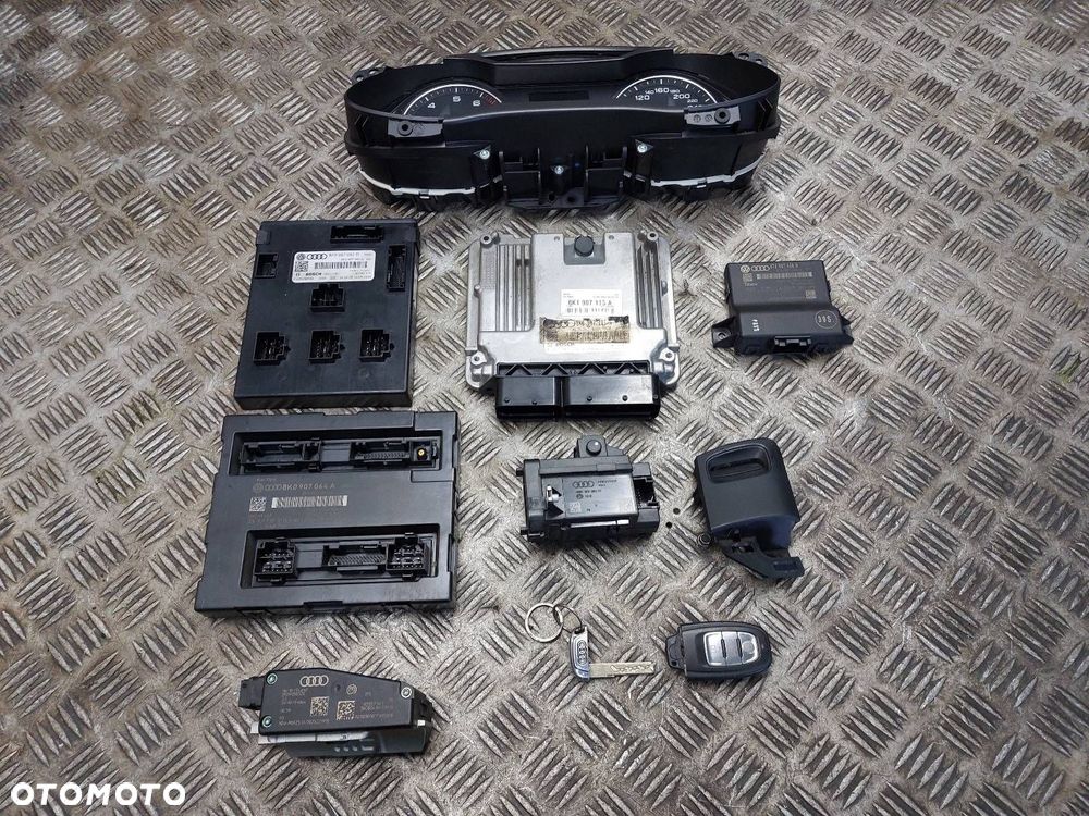 ZESTAW STARTOWY LICZNIK AUDI A4 B8 1.8 TFSI 8K1907115A 8K0920930A - 1