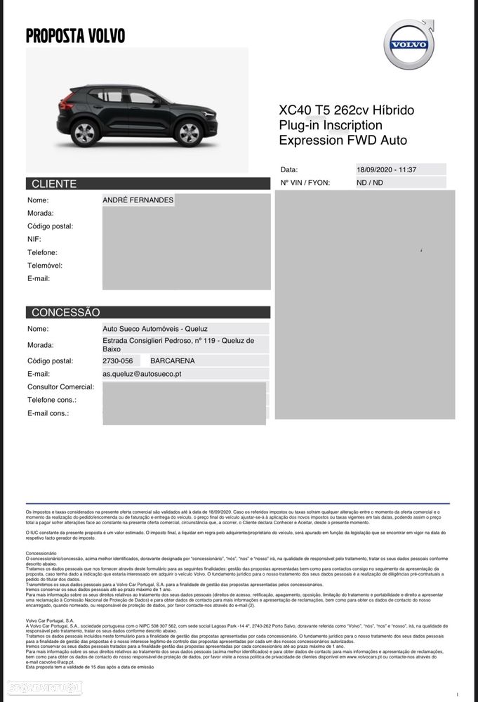 Volvo XC 40 1.5 T5 PHEV Inscription Expression - 15