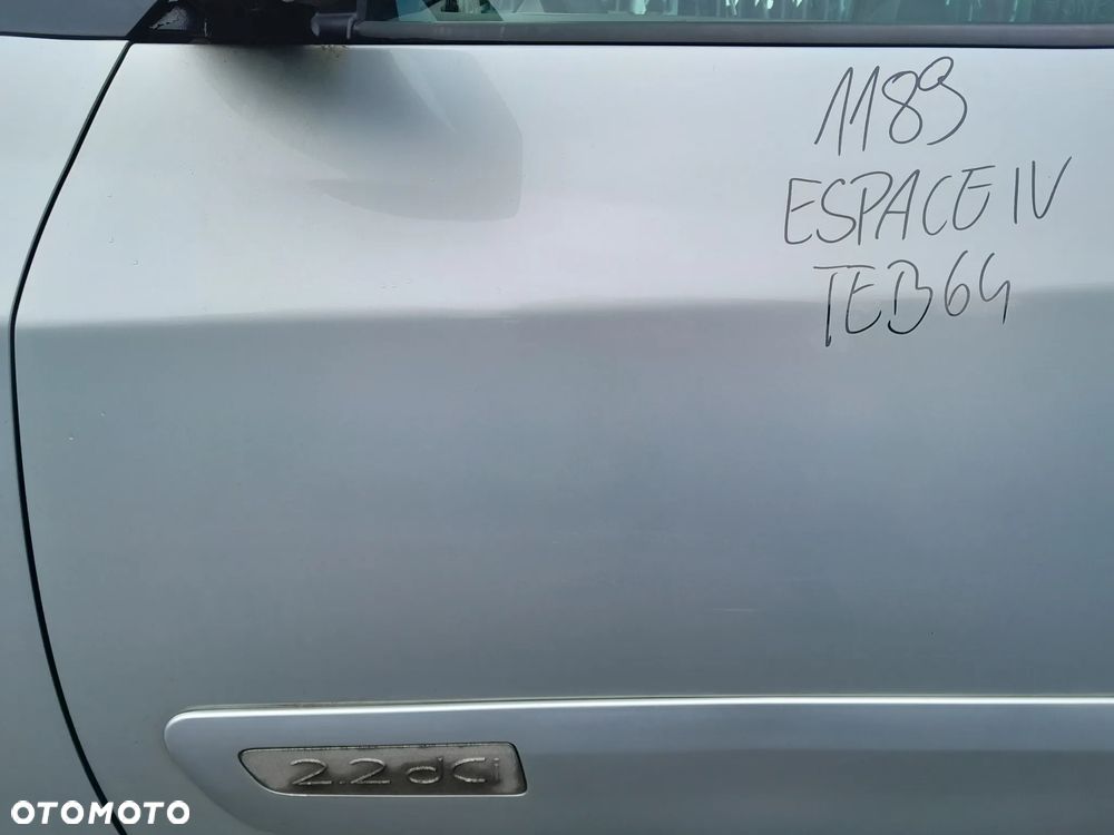 RENAULT ESPACE IV DRZWI LEWE PRZEDNIE LEWY PRZÓD KOLOR: TEB64 - 2