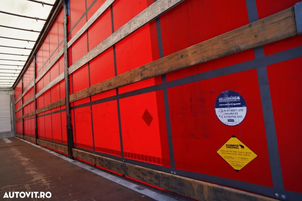 Schmitz Cargobull CORTINĂ / AXĂ RIDICATĂ / ACOPERIȘ RIDICAT / CONTENIER PENTRU PALEȚI - 19