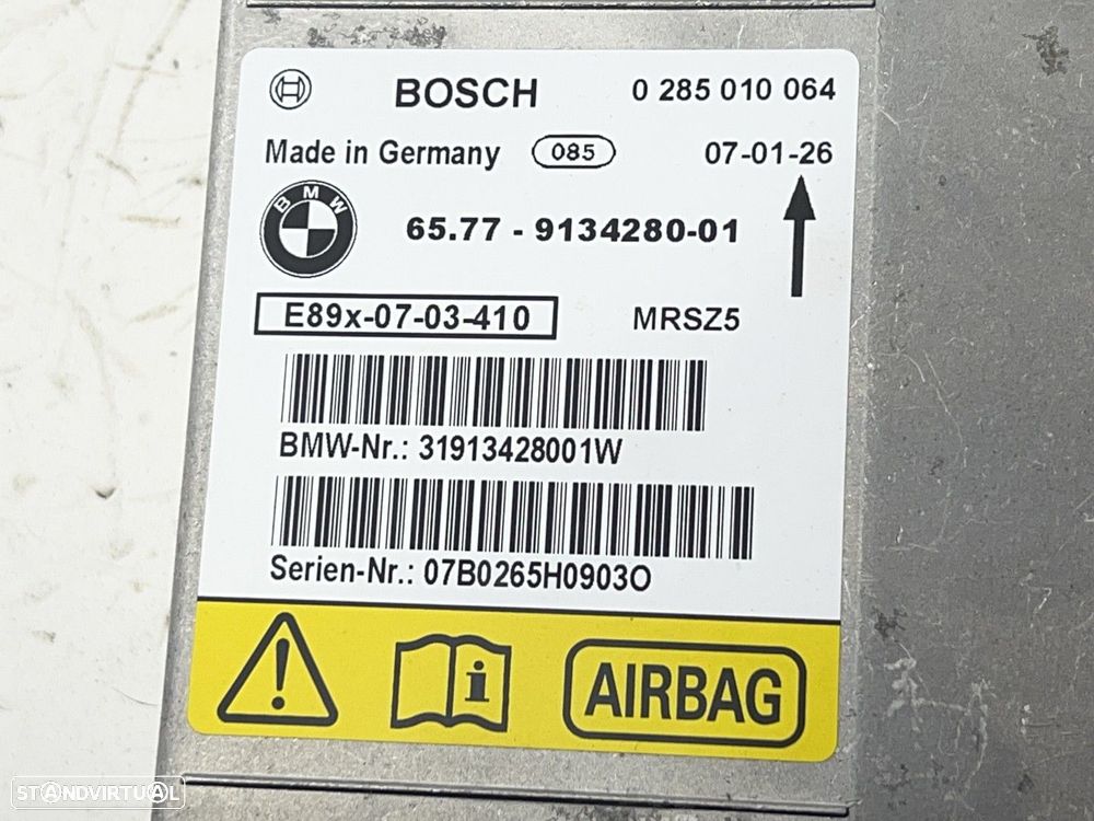 Centralina airbag BMW 1 (E81 E87) REF. 913428001 - 4
