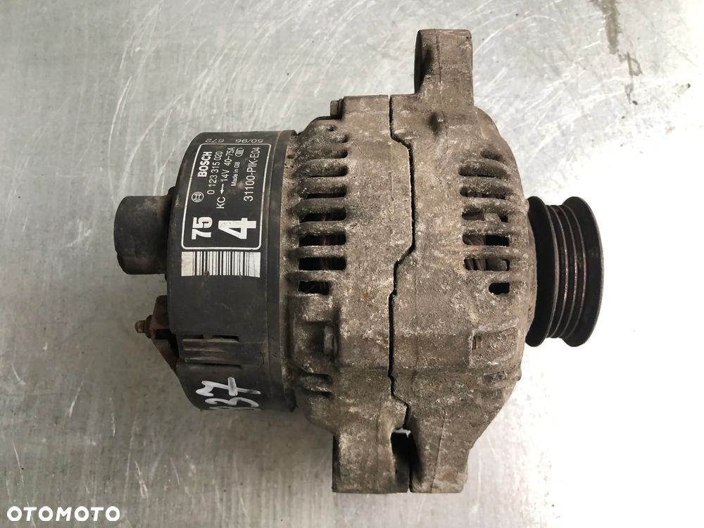 P-2837. Alternator 31100-pik-e04 75A 4PK Honda Civic VI 1.4 Benz. -Gwarancja Wysyłka Montaż - 1