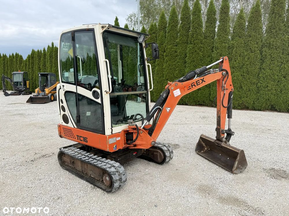 TEREX TC 16 MINIKOPARKA / ORYGINAŁ / Z NIEMIEC / SZYBKOZŁĄCZE / koparka schaeff jcb kubota hitachi yanmar bobcat zx 19 e17 KX018 PC 18 SV 18 20 czesci hydraulika - 39