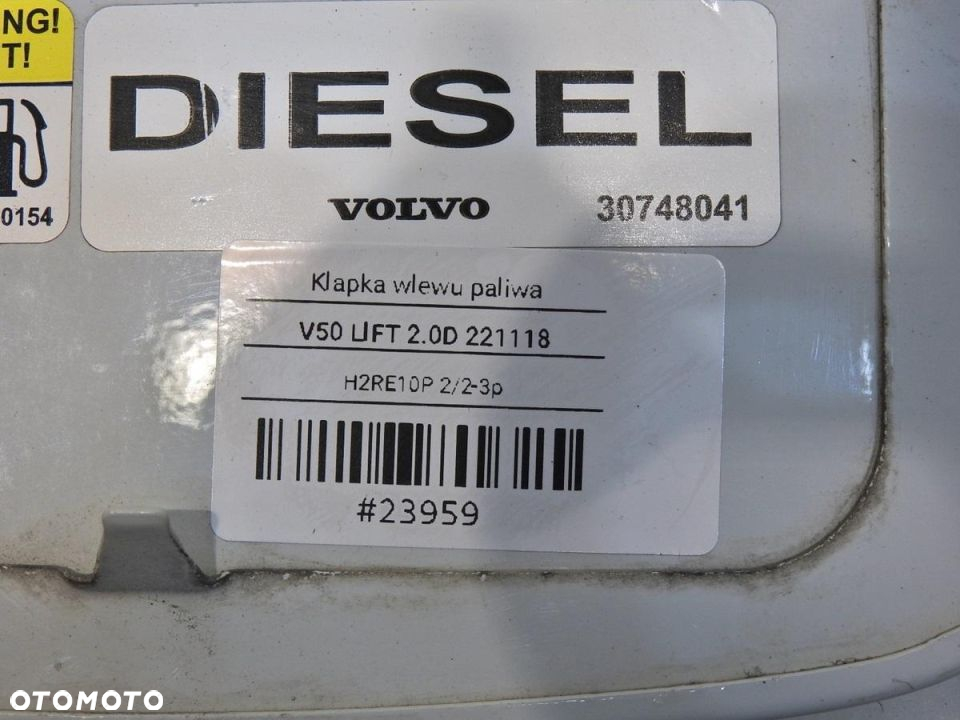 KLAPKA WLEWU PALIWA 614-46 VOLVO V50 LIFT 30748041 - 5