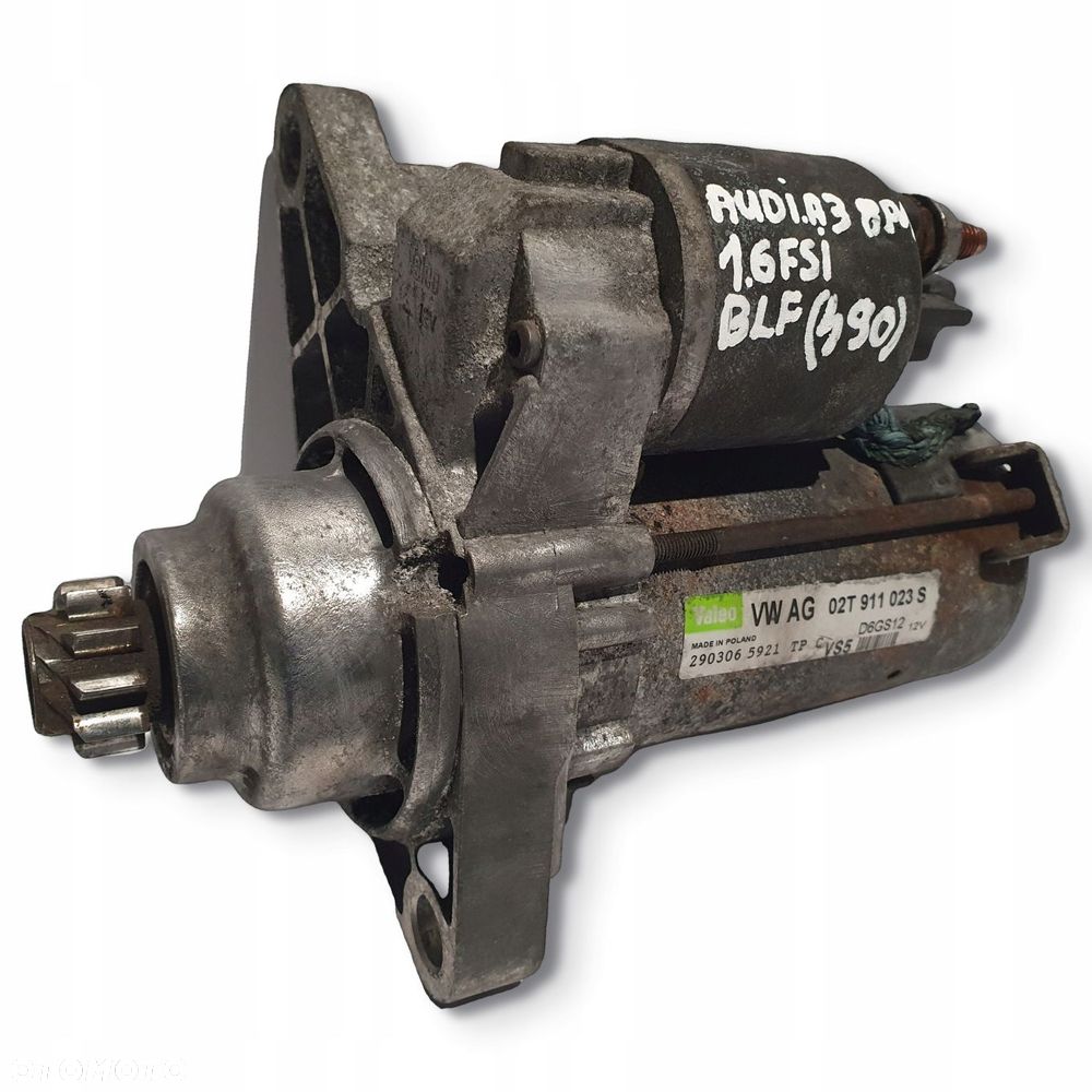 ROZRUSZNIK VW Golf V A3 8P 1.6 FSI valeo 02T911023S D6GS12 - 1