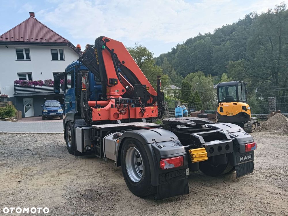 MAN TGS 18.400 4x2 HDS Palfinger PK 22002-EH | Euro 5 | Sprowadzony DE | 400 tys. km | ciągnik siodłowy HDS żuraw dźwig podnośnik - 5