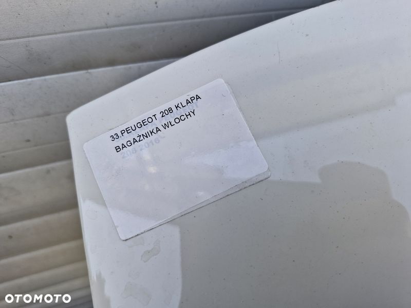 peugeot 208 i 1 klapa bagażnika tył tylna - 2