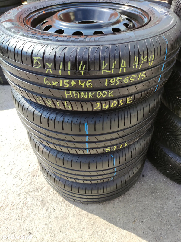 195/65R15 Opony Letnie Lato HANKOOK KINERGYECO 6,5mm Legnica ALU-RAD 195/65