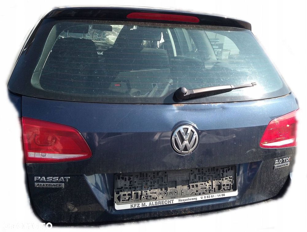 VW PASSAT B7 4MOTION KOMBI 12r. KLAPA TYLNA TYŁ KOMPLETNA - 1