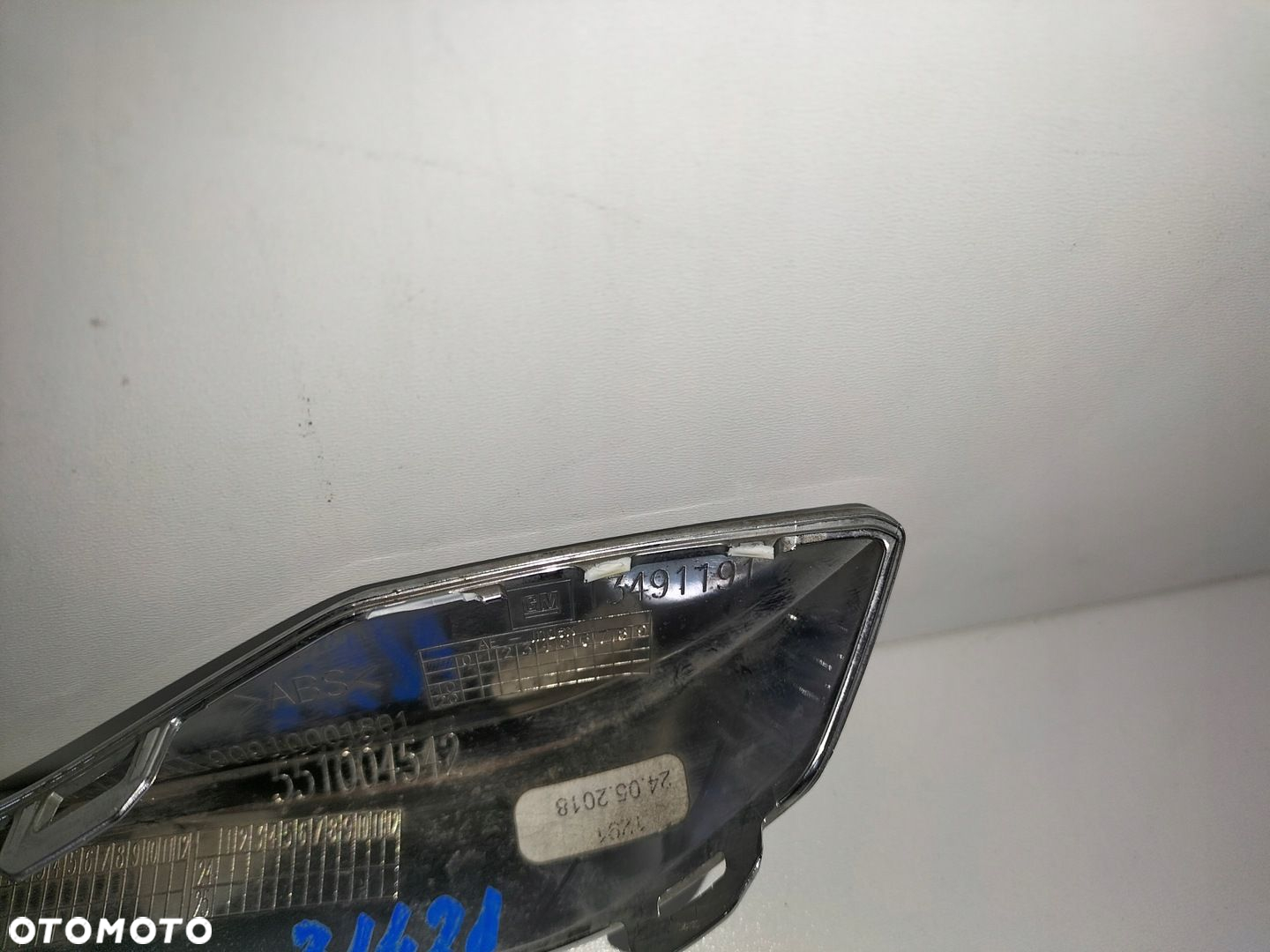 Listwa atrapy przód chrom-satyna prawa OPEL INSIGNIA B 17- - 5
