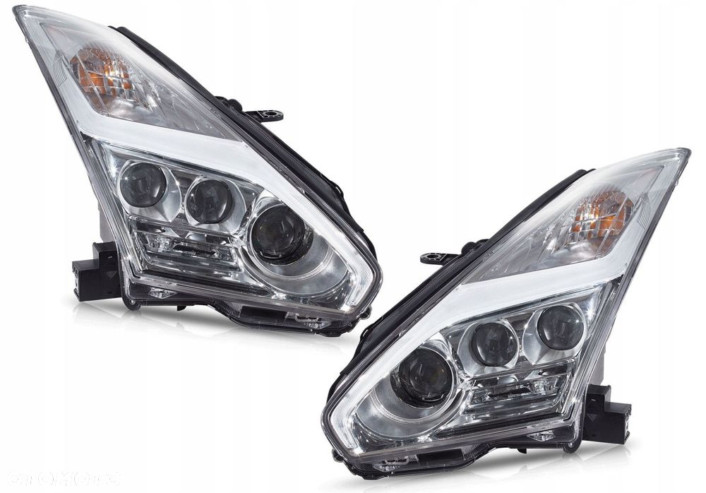 Reflektory Lampy kpl Led Neon Tuning Lift-look Nissan GTr GT-r r35 2008-25 - 3