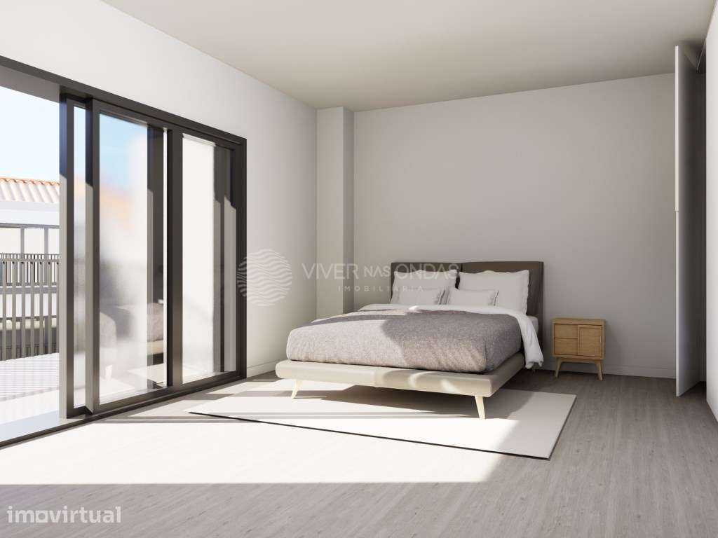 Moradia Bifamiliar T3 de Arquitetura Contemporânea com Piscina - Co... - Grande imagem: 4/16