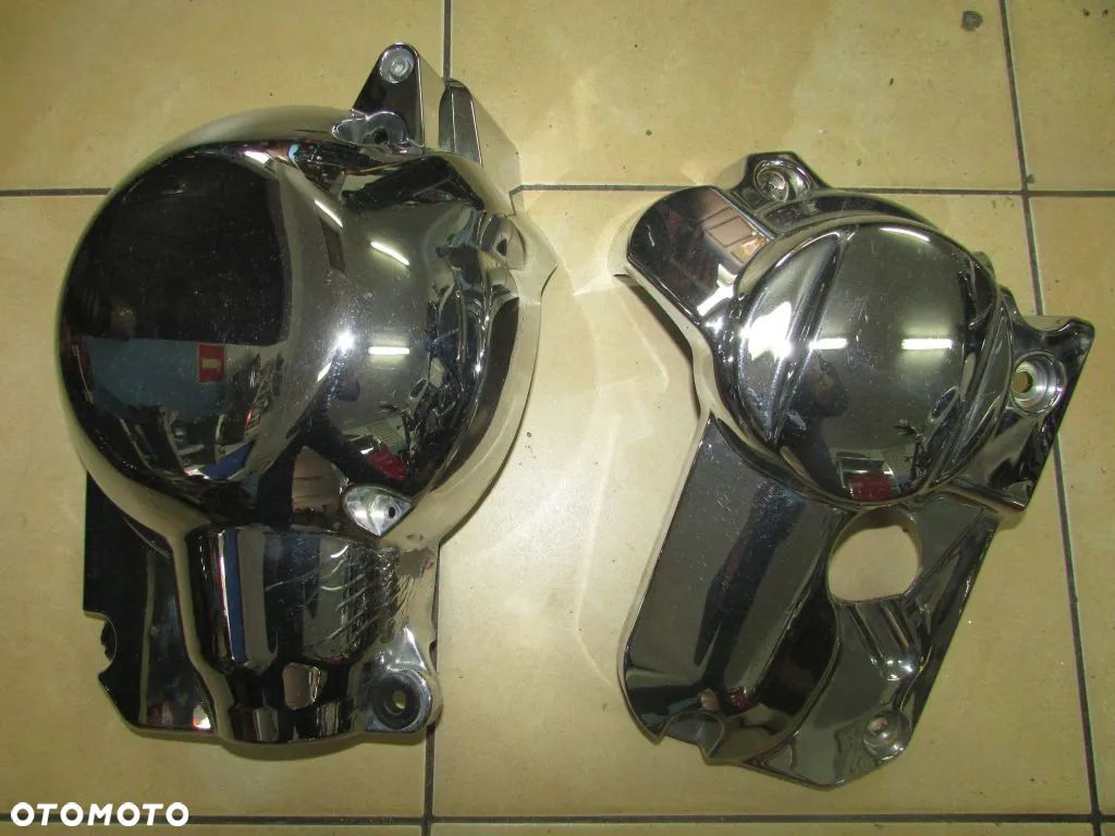 Yamaha XVS 650 Drag Star dekle osłony chrom - 1