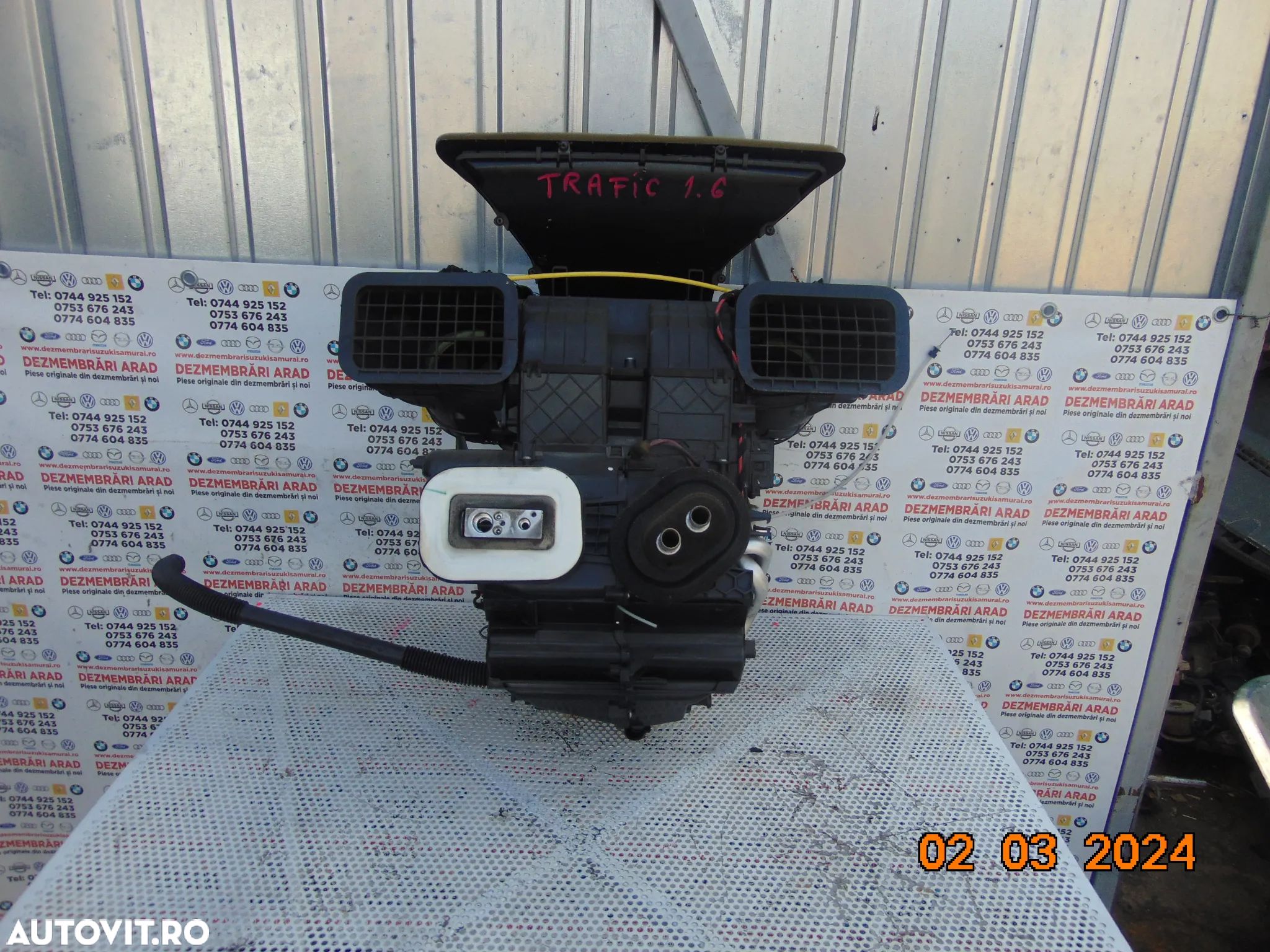 Aeroterma renault Trafic 2014-2022 Opel Vivaro motoras rezistenta radiator - 1