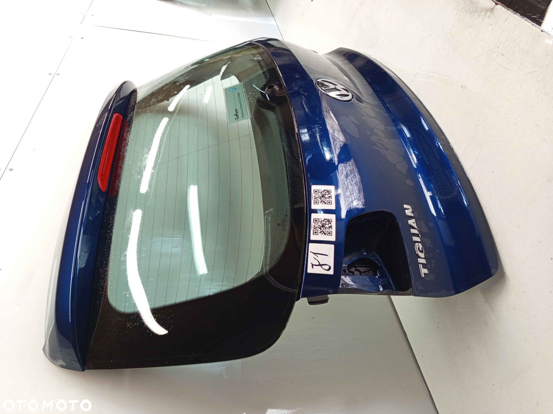 } KLAPA TYŁ TYLNA BAGAŻNIKA VW VOLKSWAGEN TIGUAN LH5X GRANAT GRANATOWA - 3