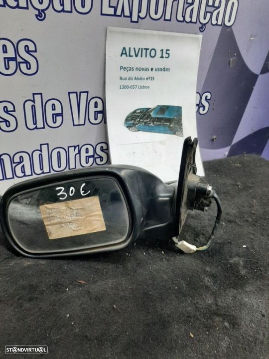 espelho retrovisor Nissan Primeira 92  esquerdo elétrico origem - 1