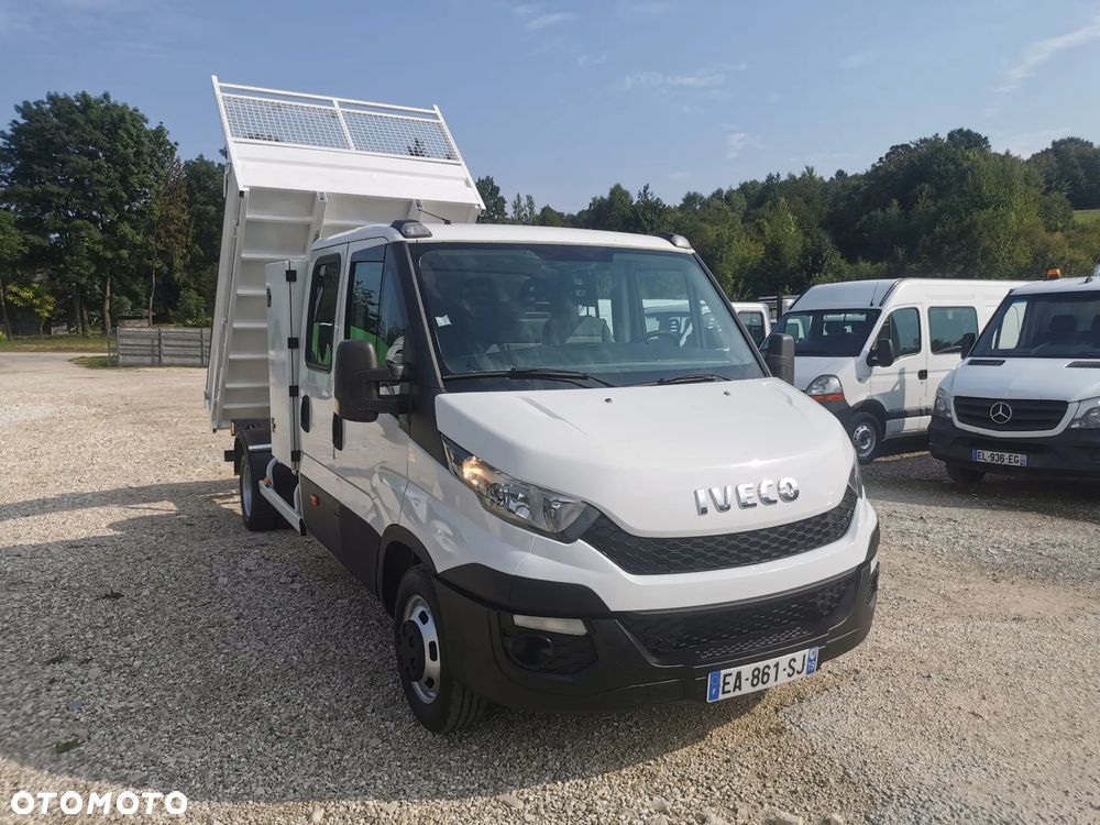 Iveco Daily 35C13 Brygadówka Klima 35-130 wywrotka kiper doka Dubel - 1