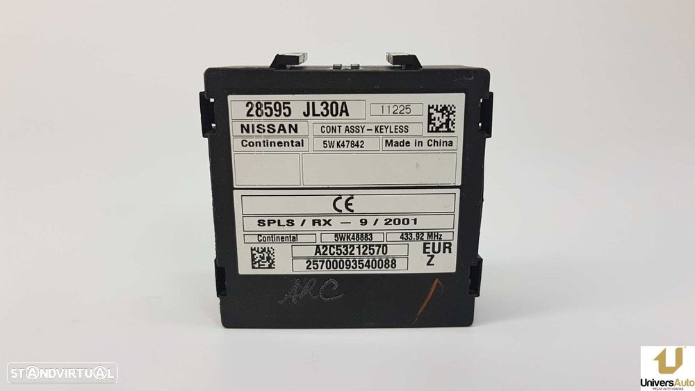 MÓDULO ELETRÓNICO INFINITI G COUPE G37 S - 1