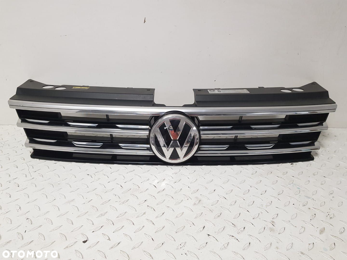 VW TIGUAN  2 II R-LINE 5NA 16-20r GRILL ATRAPA CHŁODNICY POD RADAR CHROM 5NA853653B - 2