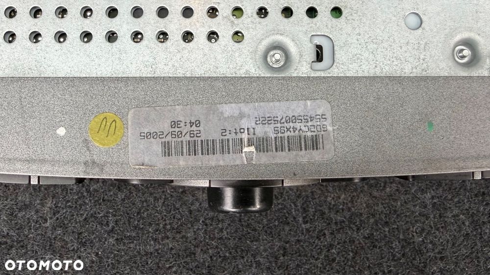 REZERWACJA RADIO NAWIGACJA MP3 WYŚWIETLACZ PEUGEOT 407 96601833YW 9660361080 - 8