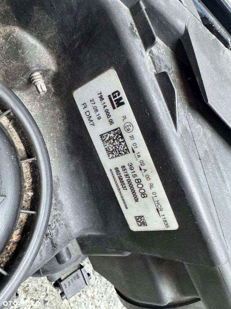 lampa prawy przód opel astra k 2015-2019 39158008 - 16