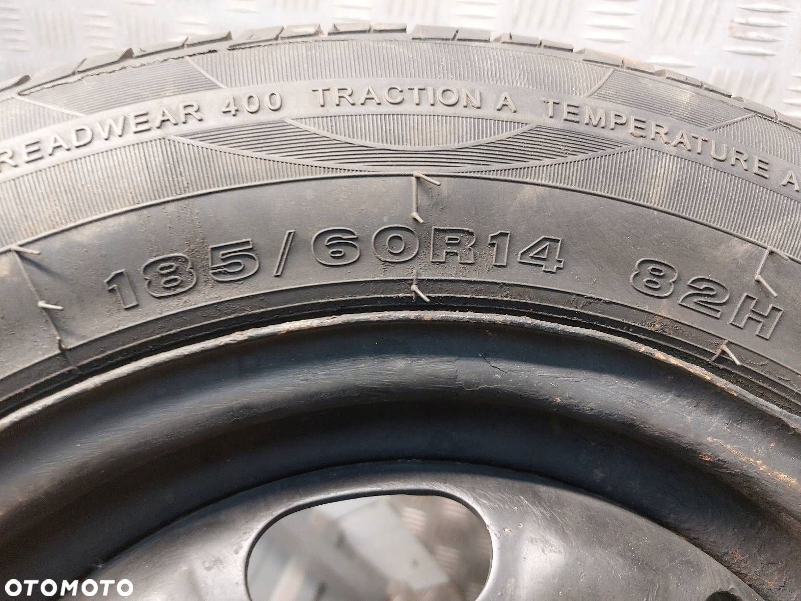 KOŁO ZAPASOWE ZAPAS 4X100 6JX14 ET38 185/60R14  OPEL ASTRA G - 4