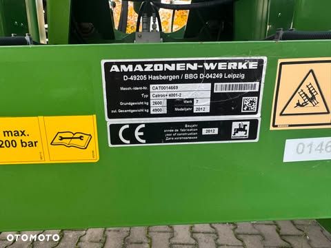 Amazone Catros+ 4001-2 - 4