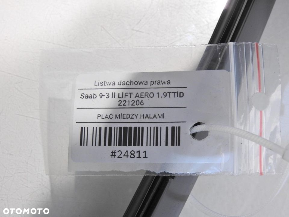 LISTWA DACHOWA DACHU PRAWA SAAB 9-3 II LIFT - 6