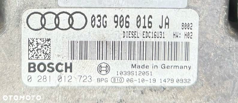 STEROWNIK SILNIKA 2.0 TDI AUDI VW SEAT SKODA 03G906016JA 0281012723 - 4