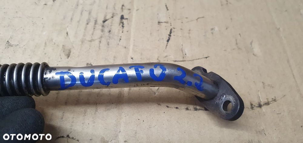 Przewód rurka oleju olejowa turbiny Fiat Ducato III 2.2 JTD - 8