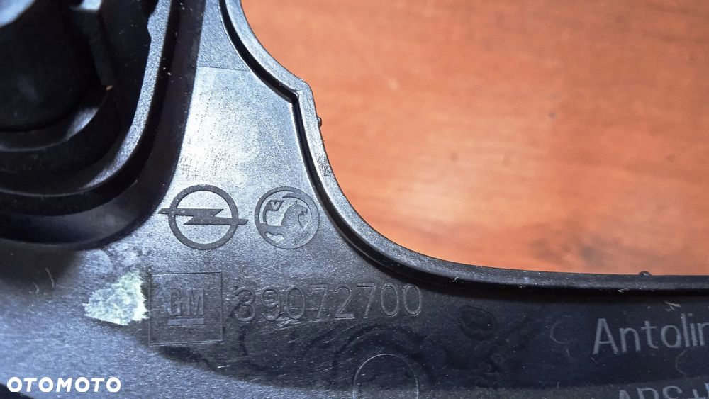 Ramka radia środkowy dekor przyciski podgrzewania fotela i kierownicy zamka centralnego Opel Adam 39072700 39031632 39031646 551186240 - 7