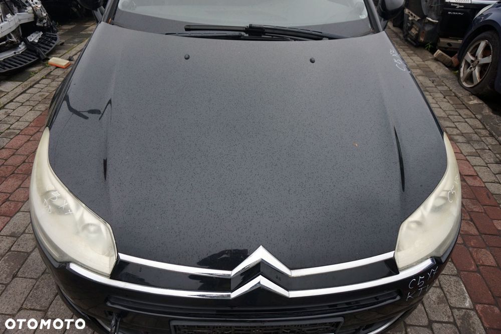 MASKA ZDERZAK BŁOTNIKI LAMPY C5 III X7 KTVD XENON SPRYSKI EU CITROEN 2008-2017 CZARNY PRZÓD KOMPLETNY - 2